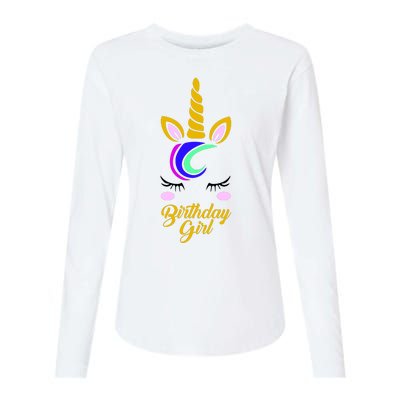 Magical Unicorn Birthday Womens Cotton Relaxed Long Sleeve T-Shirt