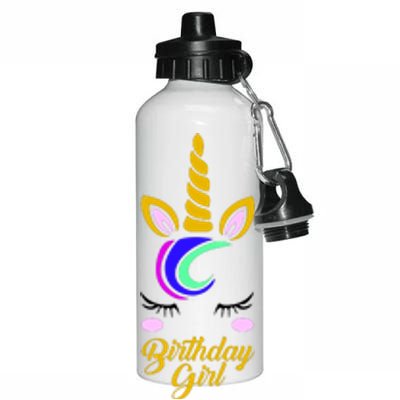 Magical Unicorn Birthday Aluminum Water Bottle