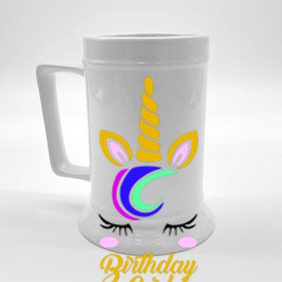 Magical Unicorn Birthday Beer Stein