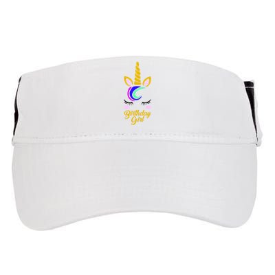 Magical Unicorn Birthday Adult Drive Performance Visor