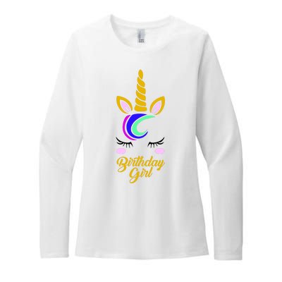 Magical Unicorn Birthday Womens CVC Long Sleeve Shirt