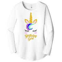 Magical Unicorn Birthday Women's Perfect Tri Tunic Long Sleeve Shirt