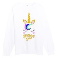 Magical Unicorn Birthday Premium Crewneck Sweatshirt