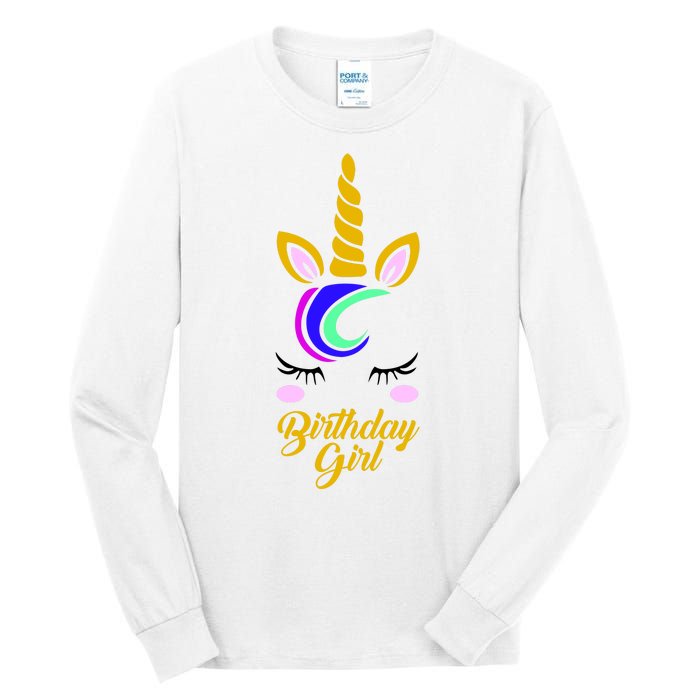 Magical Unicorn Birthday Tall Long Sleeve T-Shirt