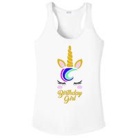 Magical Unicorn Birthday Ladies PosiCharge Competitor Racerback Tank