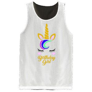 Magical Unicorn Birthday Mesh Reversible Basketball Jersey Tank