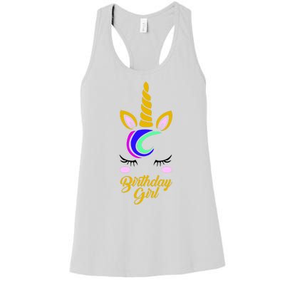 Magical Unicorn Birthday Women's Racerback Tank