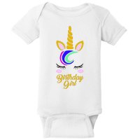 Magical Unicorn Birthday Baby Bodysuit