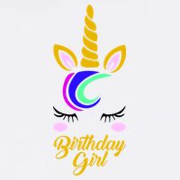 Magical Unicorn Birthday Baby Bodysuit