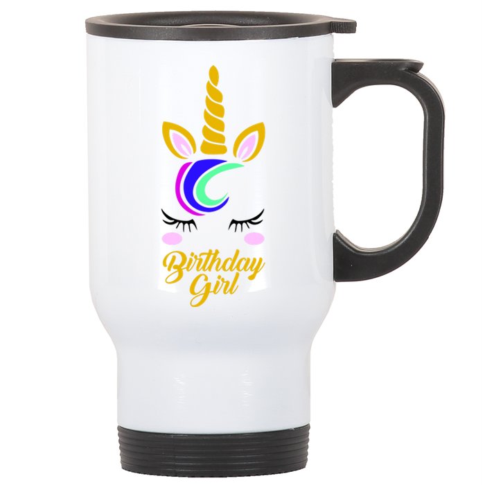 Magical Unicorn Birthday Stainless Steel Travel Mug