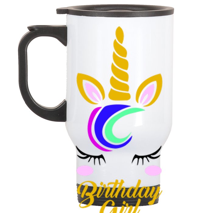 Magical Unicorn Birthday Stainless Steel Travel Mug