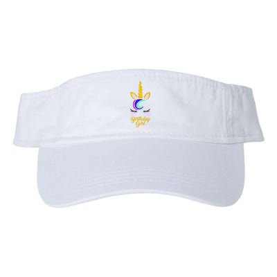 Magical Unicorn Birthday Valucap Bio-Washed Visor