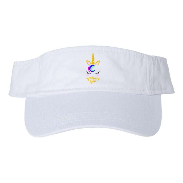 Magical Unicorn Birthday Valucap Bio-Washed Visor