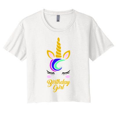 Magical Unicorn Birthday Crop Top