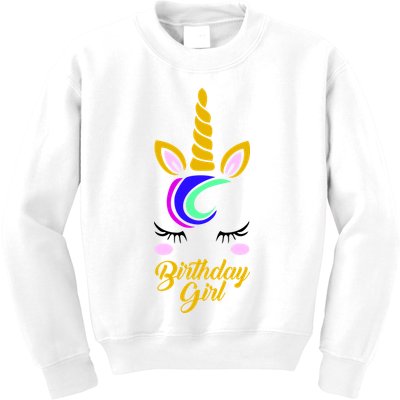 Magical Unicorn Birthday Kids Sweatshirt
