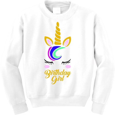 Magical Unicorn Birthday Kids Sweatshirt