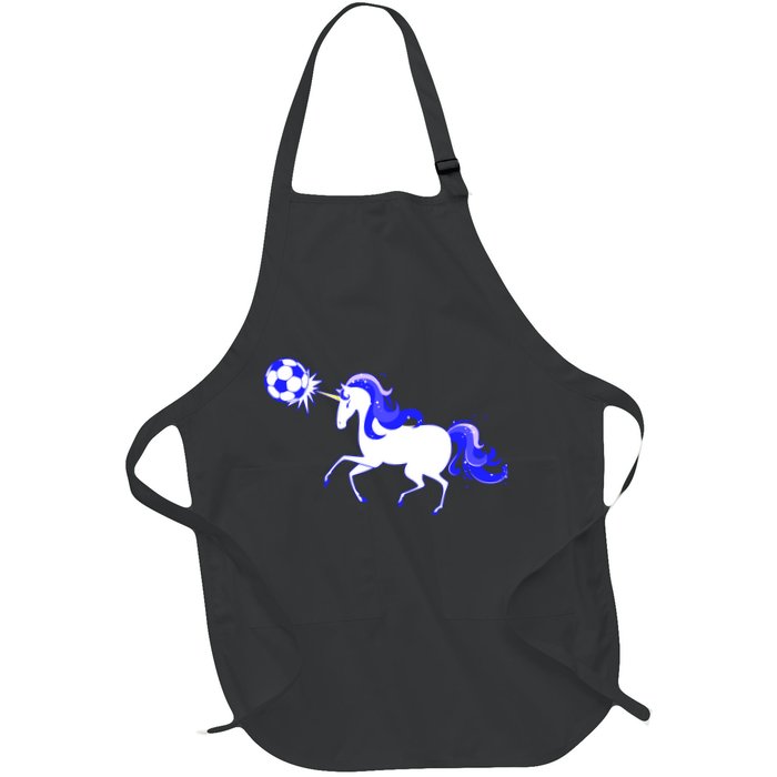 Magical Unicorn Playing Soccer Apron