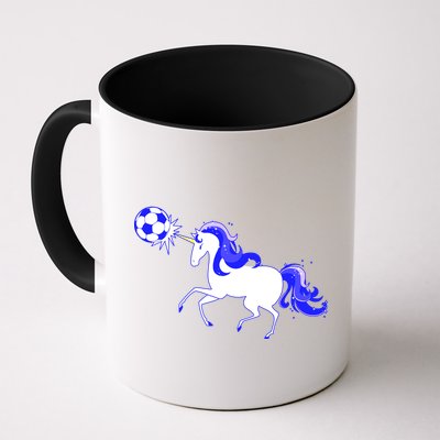 Magical Unicorn Playing Soccer Mug