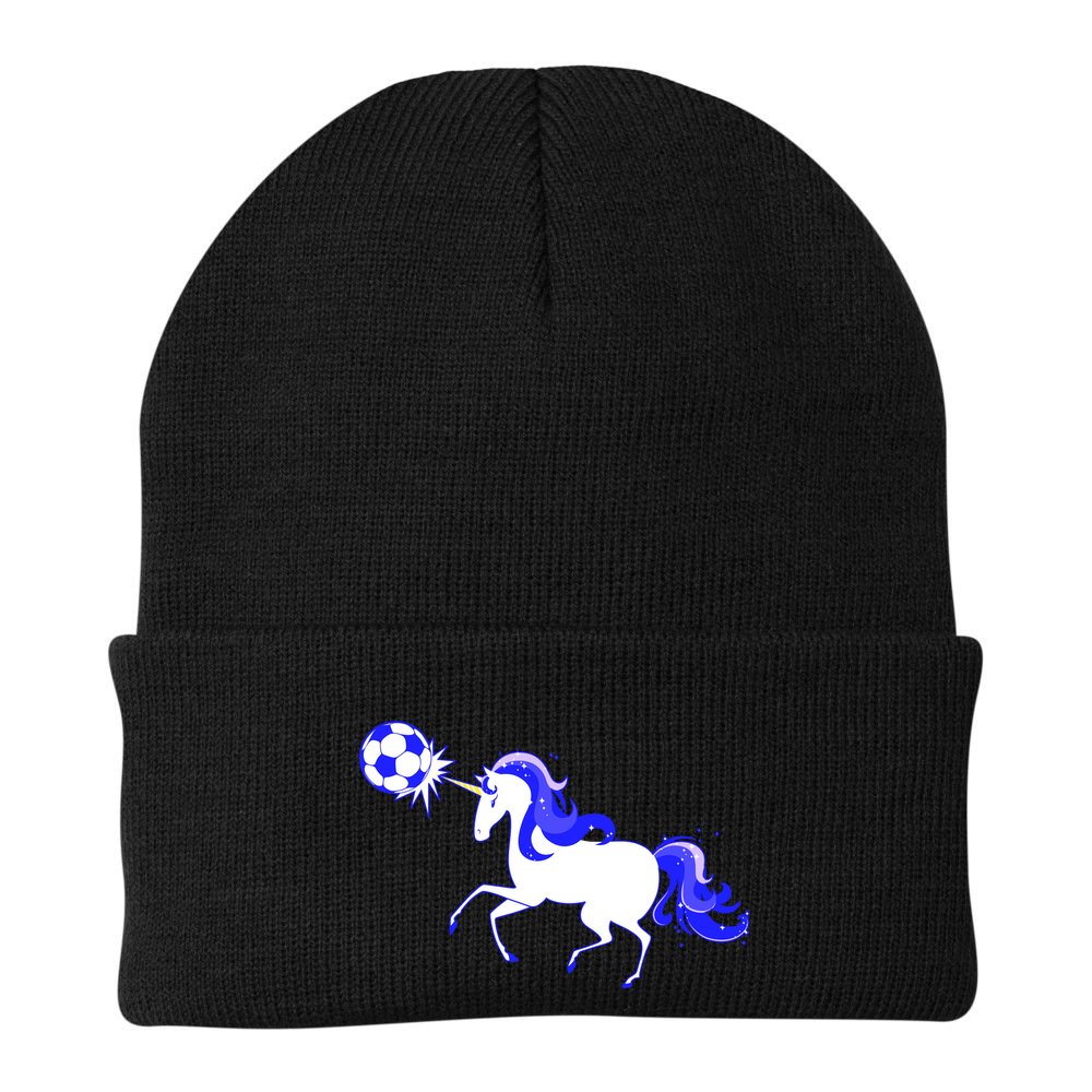 Magical Unicorn Playing Soccer Beanie