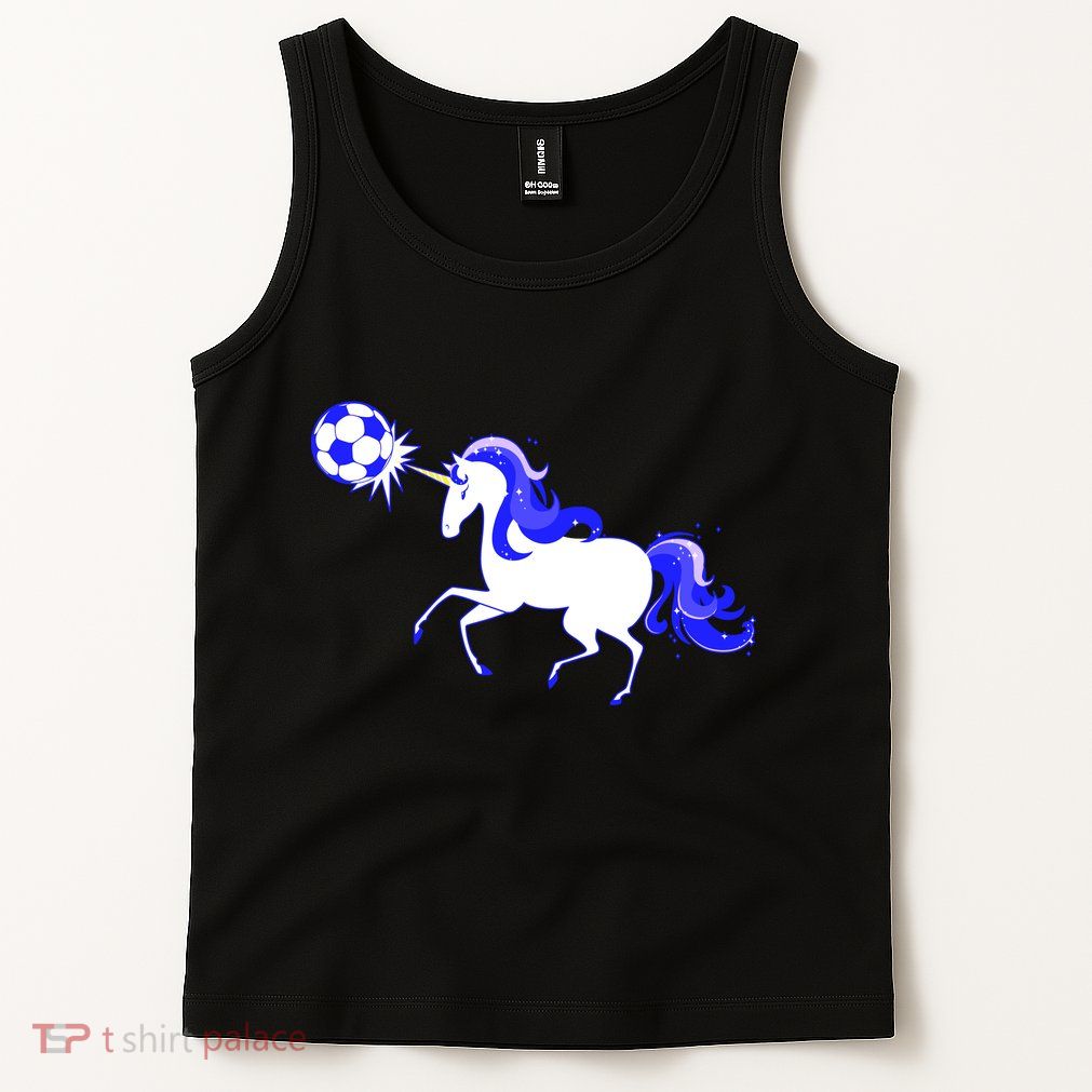 Magical Unicorn Playing Soccer Tank Top