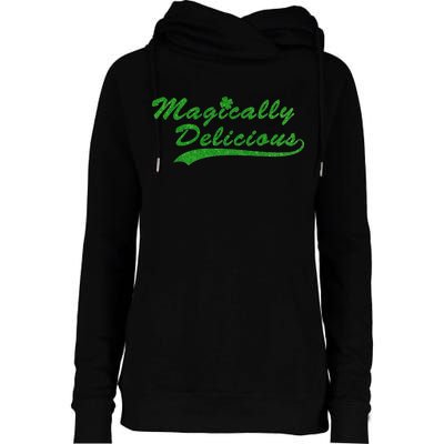 Magically Delicious Womens Funnel Neck Pullover Hood