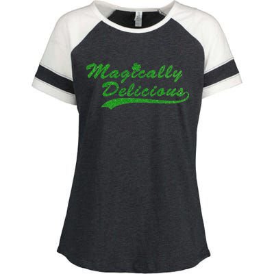 Magically Delicious Enza Ladies Jersey Colorblock Tee