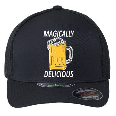 Magically Delicious Beer Lover Flexfit Unipanel Trucker Cap