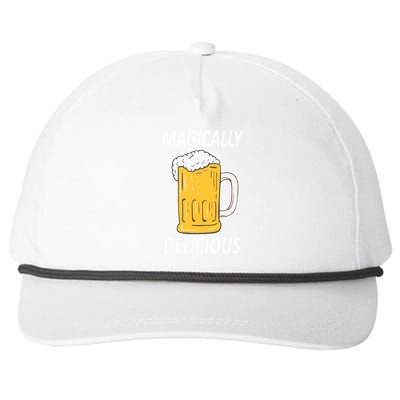 Magically Delicious Beer Lover Snapback Five-Panel Rope Hat