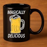 Magically Delicious Beer Lover 11oz C Handle Ceramic Mug