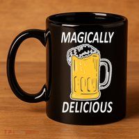 Magically Delicious Beer Lover 11oz C Handle Ceramic Mug