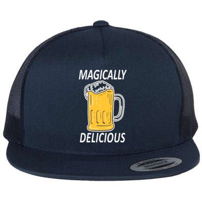 Magically Delicious Beer Lover Flat Bill Trucker Hat