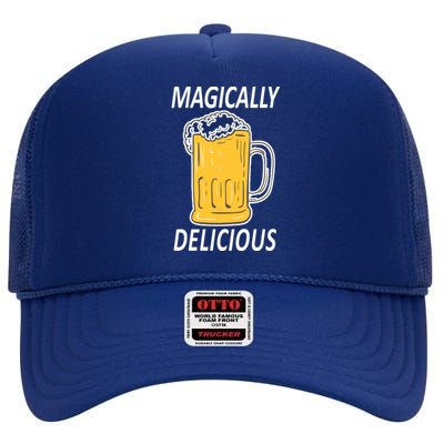 Magically Delicious Beer Lover High Crown Mesh Back Trucker Hat