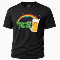 Magically Delicious Rainbow Beer St. Patrick's Day Cooling Performance Crew T-Shirt