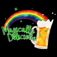 Magically Delicious Rainbow Beer St. Patrick's Day Cooling Performance Crew T-Shirt