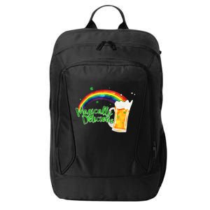 Magically Delicious Rainbow Beer St. Patrick's Day City Backpack