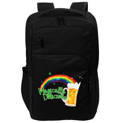 Magically Delicious Rainbow Beer St. Patrick's Day Impact Tech Backpack