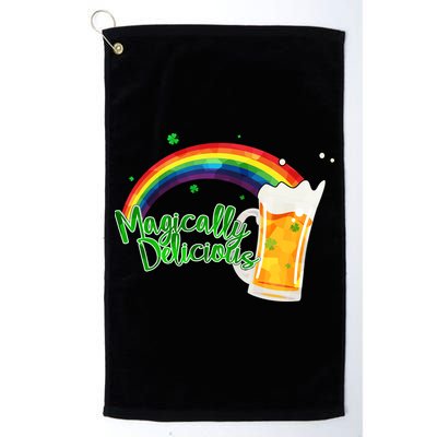 Magically Delicious Rainbow Beer St. Patrick's Day Golf Towel