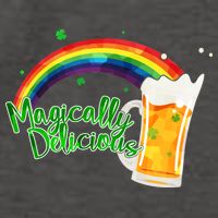 Magically Delicious Rainbow Beer St. Patrick's Day Vector Backpack