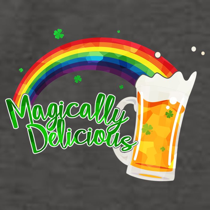 Magically Delicious Rainbow Beer St. Patrick's Day Vector Backpack