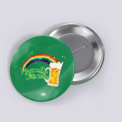 Magically Delicious Rainbow Beer St. Patrick's Day Button