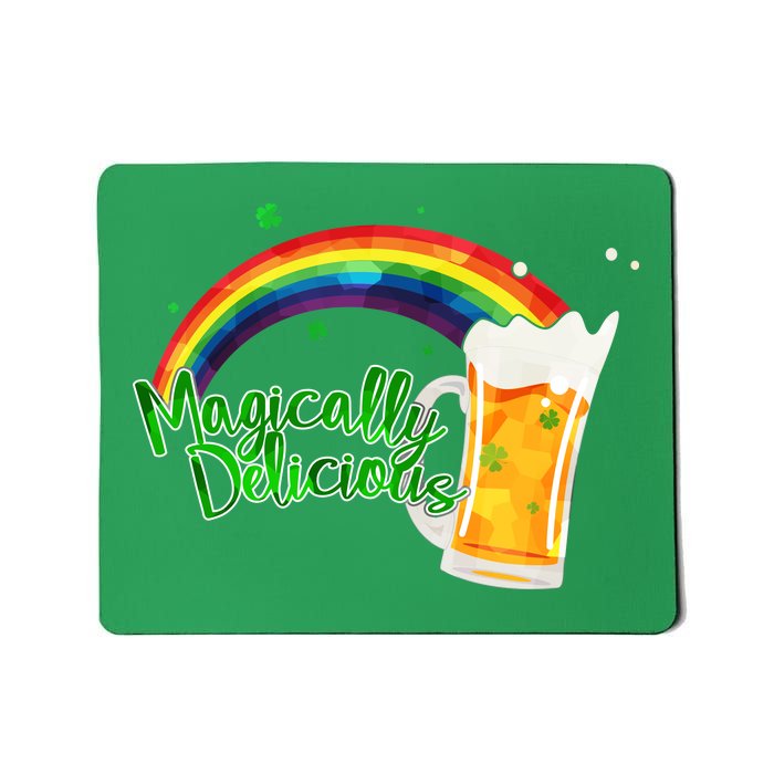 Magically Delicious Rainbow Beer St. Patrick's Day Mousepad