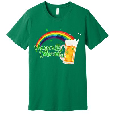 Magically Delicious Rainbow Beer St. Patrick's Day Premium T-Shirt
