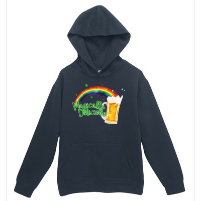 Magically Delicious Rainbow Beer St. Patrick's Day Urban Pullover Hoodie