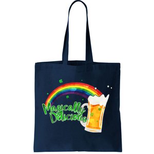 Magically Delicious Rainbow Beer St. Patrick's Day Tote Bag