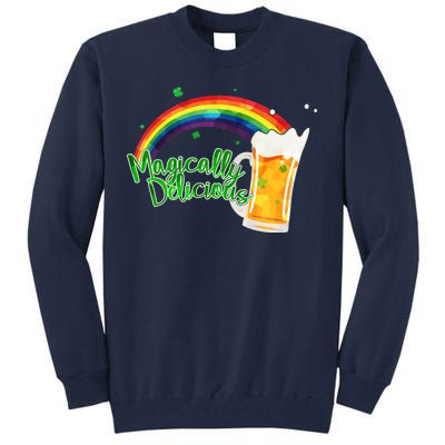 Magically Delicious Rainbow Beer St. Patrick's Day Tall Sweatshirt