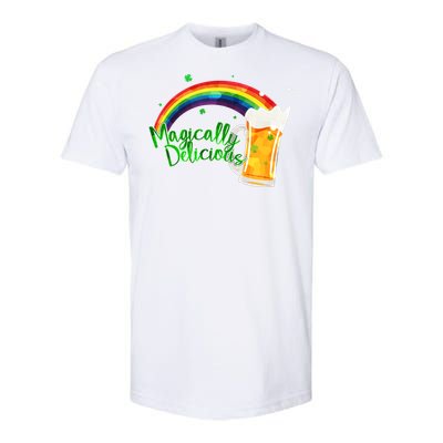 Magically Delicious Rainbow Beer St. Patrick's Day Softstyle CVC T-Shirt