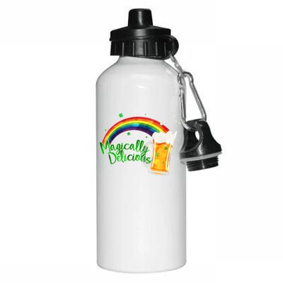 Magically Delicious Rainbow Beer St. Patrick's Day Aluminum Water Bottle