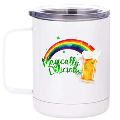 Magically Delicious Rainbow Beer St. Patrick's Day 12 oz Stainless Steel Tumbler Cup