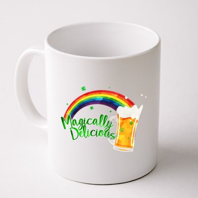 Magically Delicious Rainbow Beer St. Patrick's Day Coffee Mug