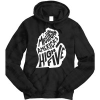 Michigan Americas High Five Tie Dye Hoodie